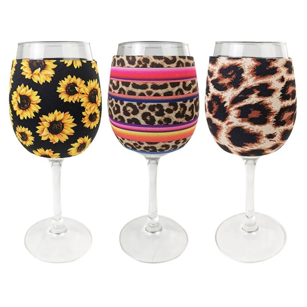 Neoprene goblet cooler plus free full color sublimation printing on front... from ASI 37218 Athena Promo (tm)