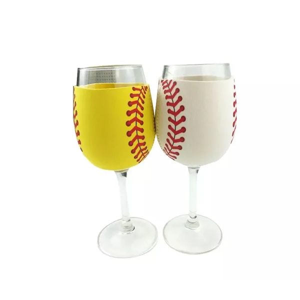 Neoprene goblet cooler plus free full color sublimation printing on front... from ASI 37218 Athena Promo (tm)