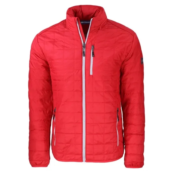 Men's puffer jacket with insulation, full-zip, hood, wind and water resistance,... from ASI 47965 Cutter & Buck