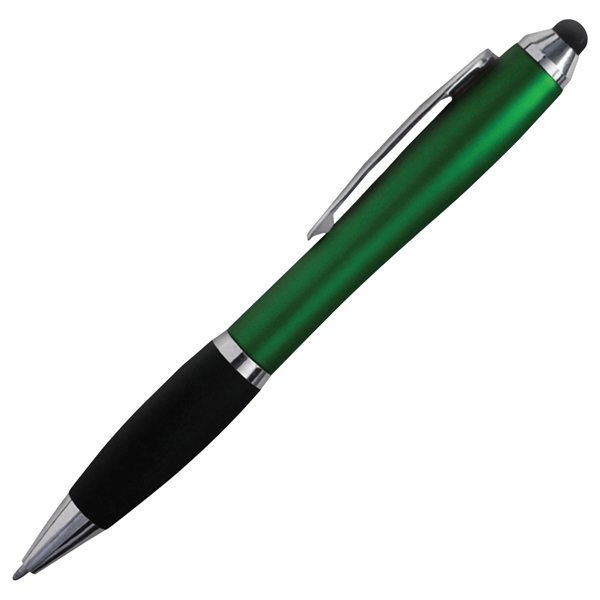 Twist-action Palance pen with a black rubber grip and a stylus.... from ASI 90859 Tempo Industries Inc