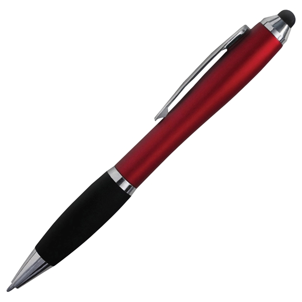 Twist-action Palance pen with a black rubber grip and a stylus.... from ASI 90859 Tempo Industries Inc