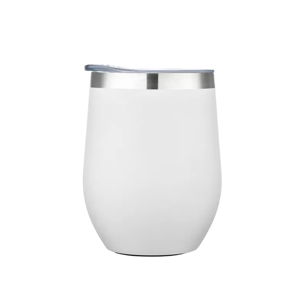 Double wall vacuum insulated stainless steel tumbler with 12 oz. capacity... from ASI 37218 Athena Promo (tm)