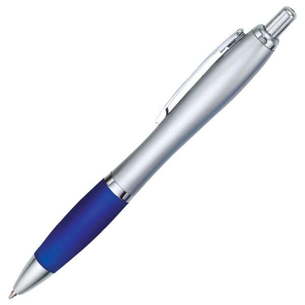Click-action Pike II pen with a curvaceous, hourglass shape and a... from ASI 90859 Tempo Industries Inc