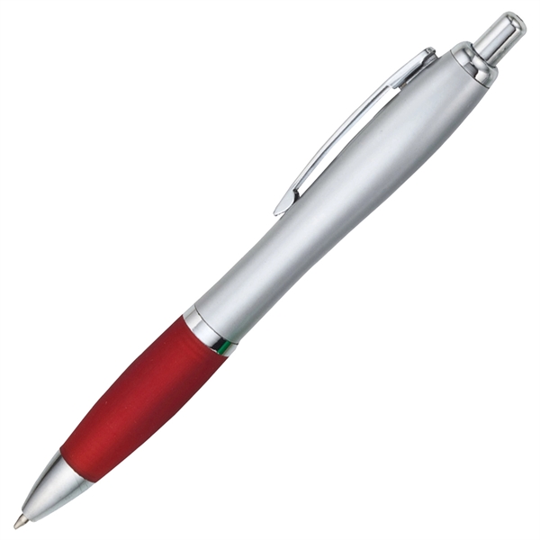 Click-action Pike II pen with a curvaceous, hourglass shape and a... from ASI 90859 Tempo Industries Inc