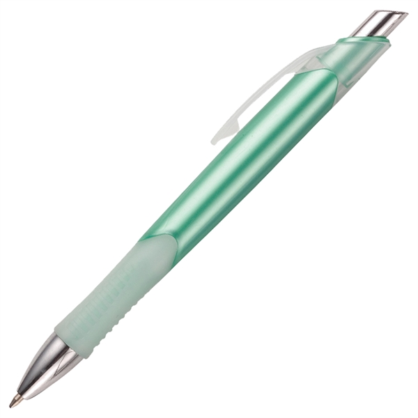 Click-action Air pen available in pastel colors with a grip section.... from ASI 90859 Tempo Industries Inc