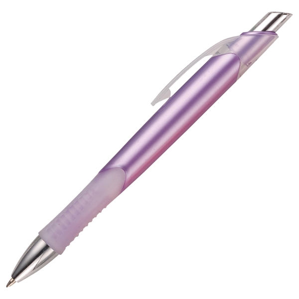 Click-action Air pen available in pastel colors with a grip section.... from ASI 90859 Tempo Industries Inc