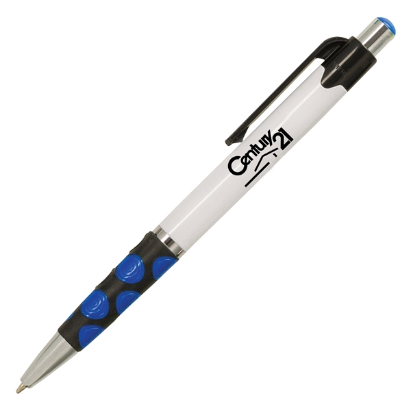Funky click-action Babs I pen made of plastic with a white... from ASI 90859 Tempo Industries Inc / Tempoline