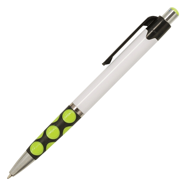 Funky click-action Babs I pen made of plastic with a white... from ASI 90859 Tempo Industries Inc / Tempoline