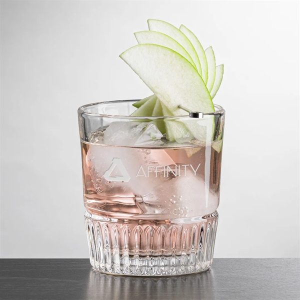 The Newkirk On-the-Rocks Glass with ribbed design bottom embodies elegance and... from ASI 84592 St Regis Group