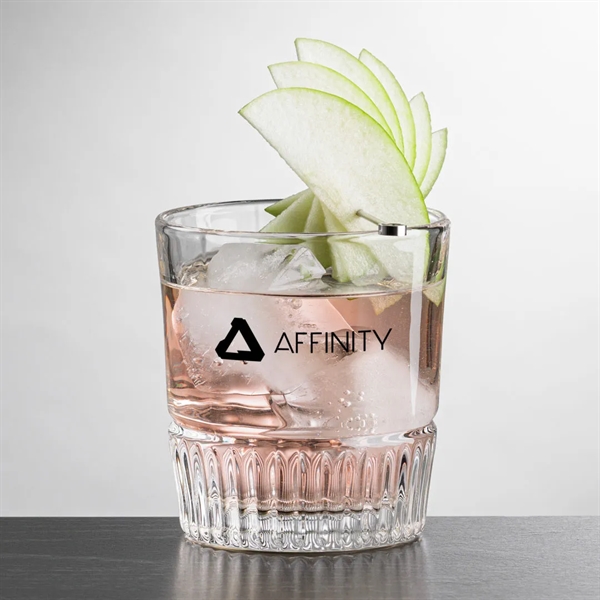 The Newkirk On-the-Rocks Glass with ribbed design bottom embodies elegance and... from ASI 84592 St Regis Group