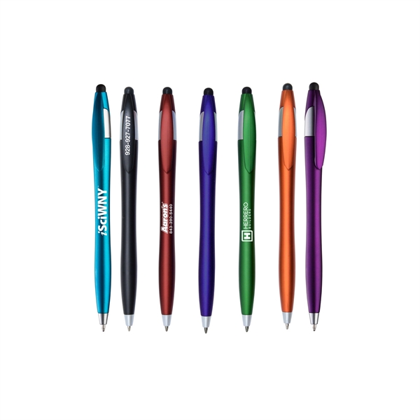 Willis pen made of plastic with an hourglass shape and a... from ASI 90859 Tempo Industries Inc / Tempoline