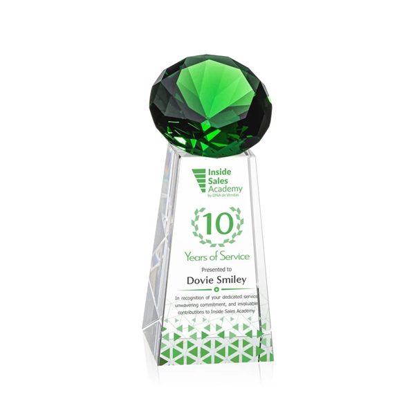 The Optical Crystal Novita VividPrint™ Award tapers up from its squared... from ASI 84592 St Regis Group / St Regis