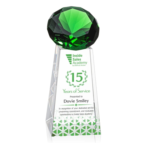 The Optical Crystal Novita VividPrint™ Award tapers up from its squared... from ASI 84592 St Regis Group / St Regis