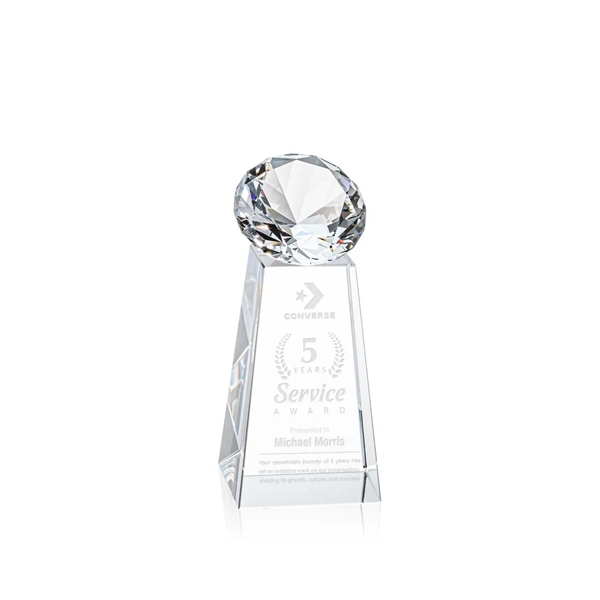 The sparkling Optical Crystal Novita Award tapers up from its squared... from ASI 84592 St Regis Group / St Regis