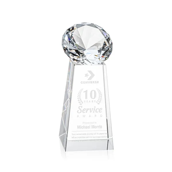 The sparkling Optical Crystal Novita Award tapers up from its squared... from ASI 84592 St Regis Group / St Regis
