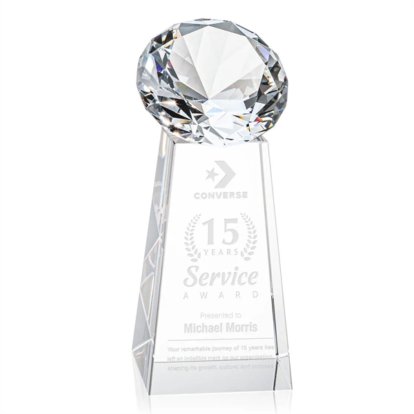 The sparkling Optical Crystal Novita Award tapers up from its squared... from ASI 84592 St Regis Group / St Regis