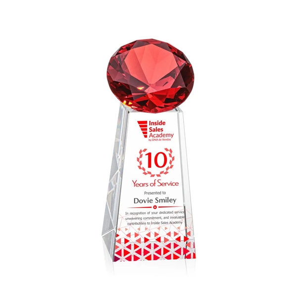 The Optical Crystal Novita VividPrint™ Award tapers up from its squared... from ASI 84592 St Regis Group / St Regis