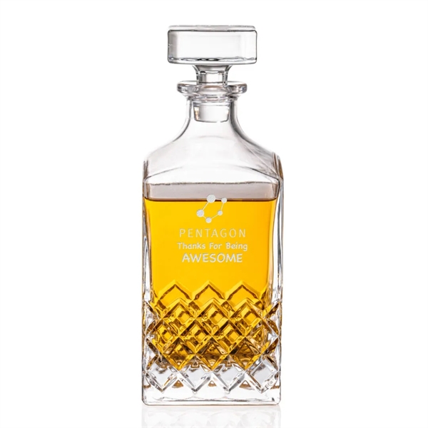 The Lead-Free Crystalline Longford Decanter features a stunning all-around argyle pattern,... from ASI 84592 St Regis Group