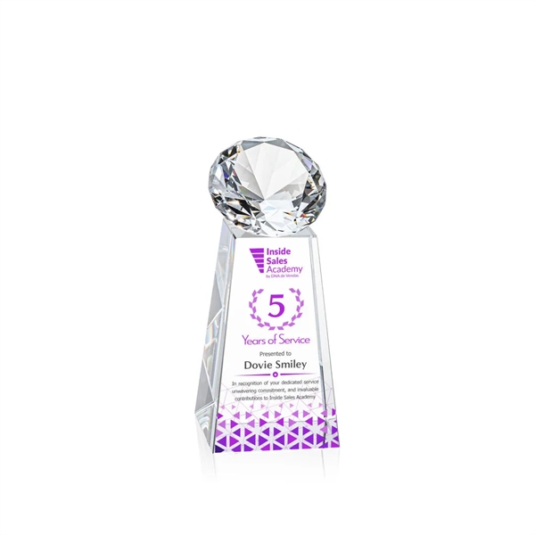 The Optical Crystal Novita VividPrint™ Award tapers up from its squared... from ASI 84592 St Regis Group / St Regis