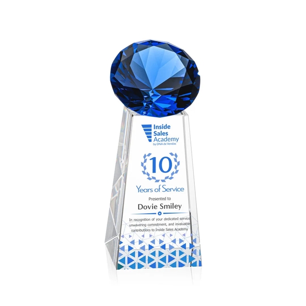 The Optical Crystal Novita VividPrint™ Award tapers up from its squared... from ASI 84592 St Regis Group / St Regis