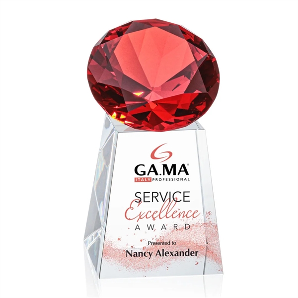 The Celestina VividPrint™ Award tapers up from its squared base in... from ASI 84592 St Regis Group / St Regis