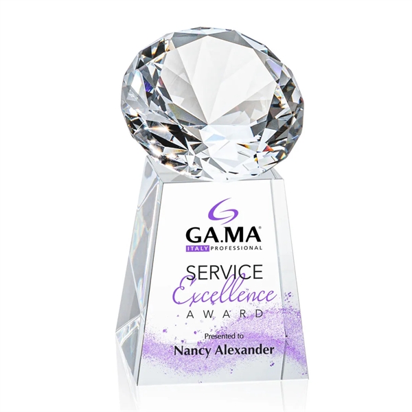 The Celestina VividPrint™ Award tapers up from its squared base in... from ASI 84592 St Regis Group / St Regis