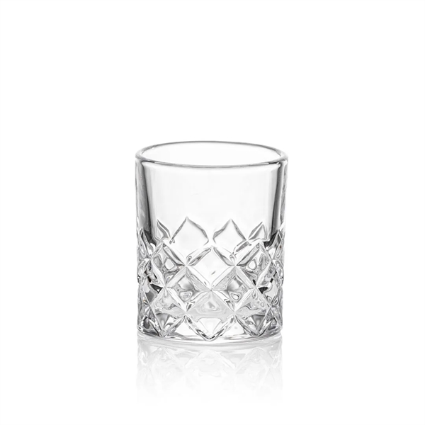 The Lead-Free Crystalline Longford Shot Glass features a stunning all-around argyle... from ASI 84592 St Regis Group