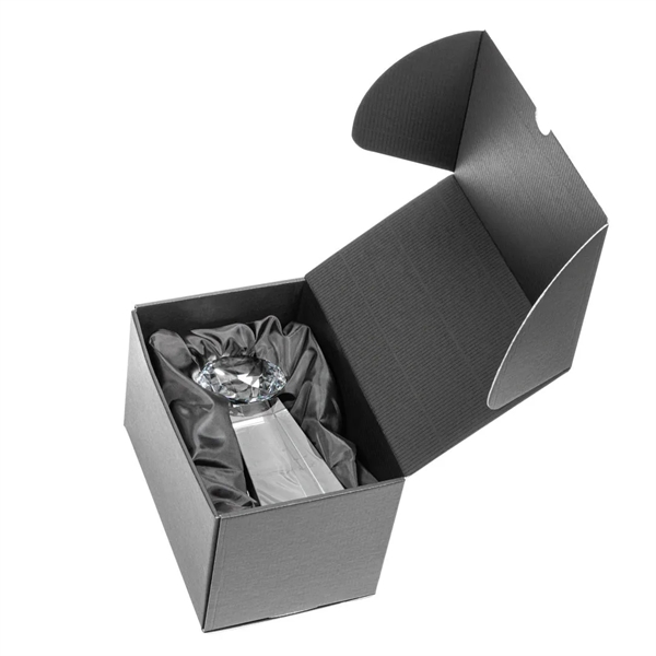 The sparkling Optical Crystal Novita Award tapers up from its squared... from ASI 84592 St Regis Group / St Regis