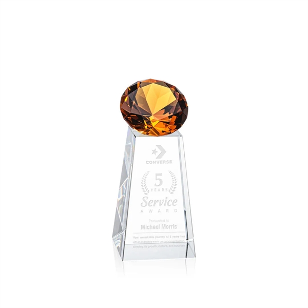 The sparkling Optical Crystal Novita Award tapers up from its squared... from ASI 84592 St Regis Group / St Regis