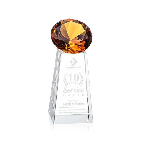 The sparkling Optical Crystal Novita Award tapers up from its squared... from ASI 84592 St Regis Group / St Regis