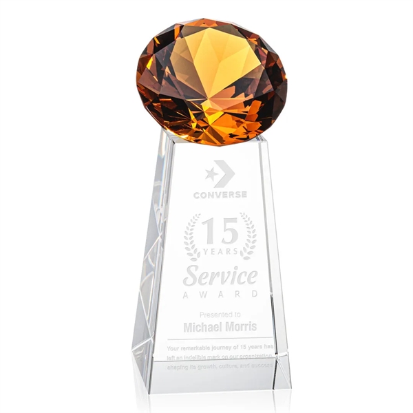 The sparkling Optical Crystal Novita Award tapers up from its squared... from ASI 84592 St Regis Group / St Regis