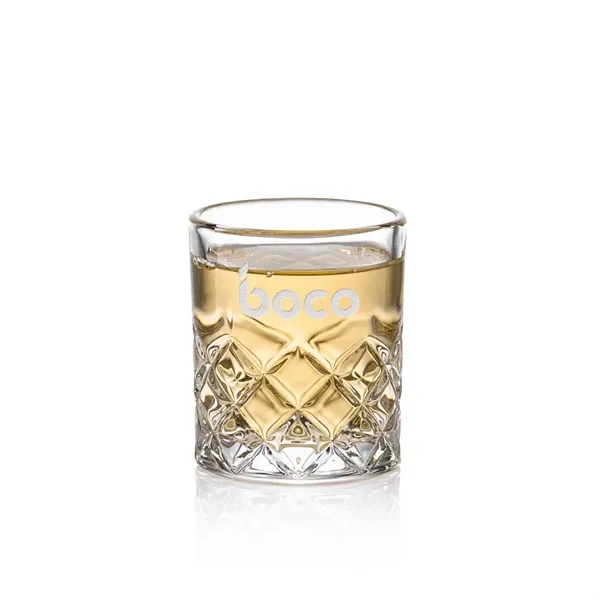 The Lead-Free Crystalline Longford Shot Glass features a stunning all-around argyle... from ASI 84592 St Regis Group