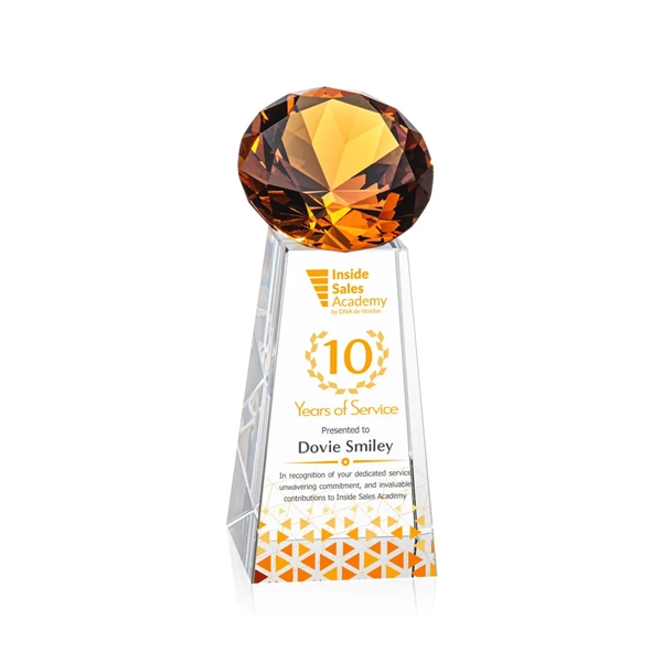 The Optical Crystal Novita VividPrint™ Award tapers up from its squared... from ASI 84592 St Regis Group / St Regis