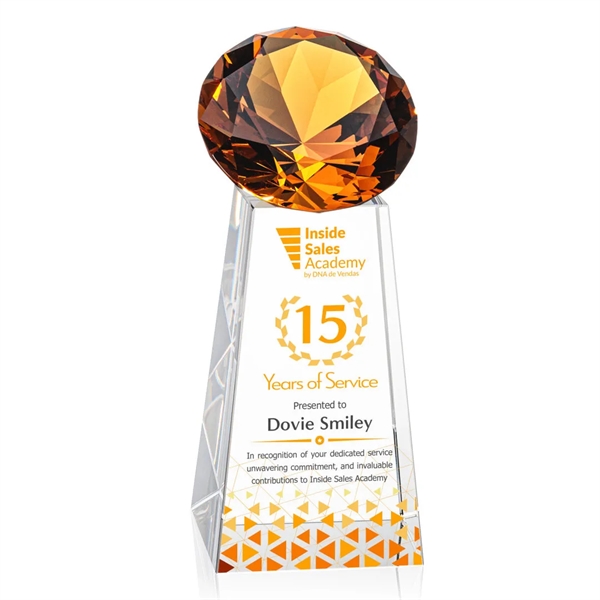 The Optical Crystal Novita VividPrint™ Award tapers up from its squared... from ASI 84592 St Regis Group / St Regis