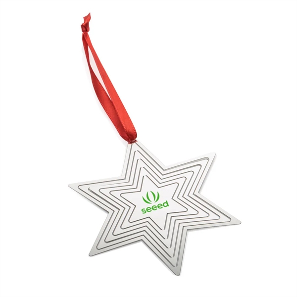 The Glittering Celebrate Star Pop Out Ornament features a creative 3D... from ASI 84592 St Regis Group