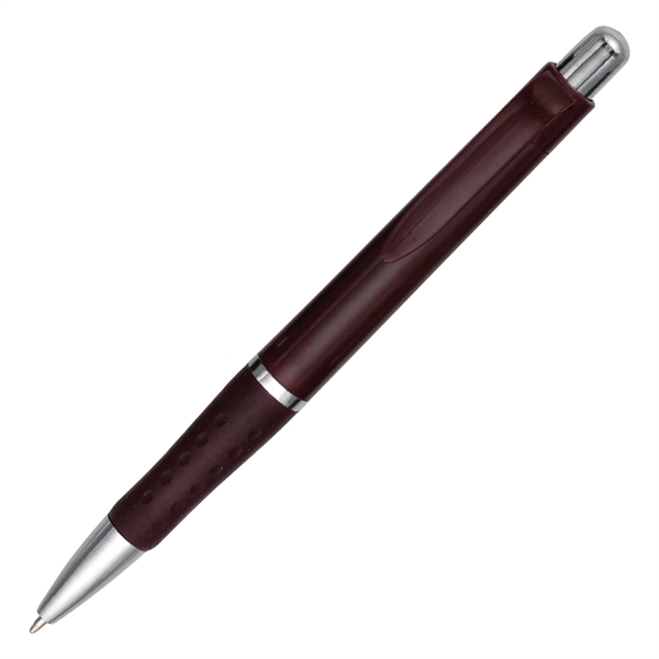 Click-action King George pen made of plastic with a rubber grip... from ASI 90859 Tempo Industries Inc / Tempoline