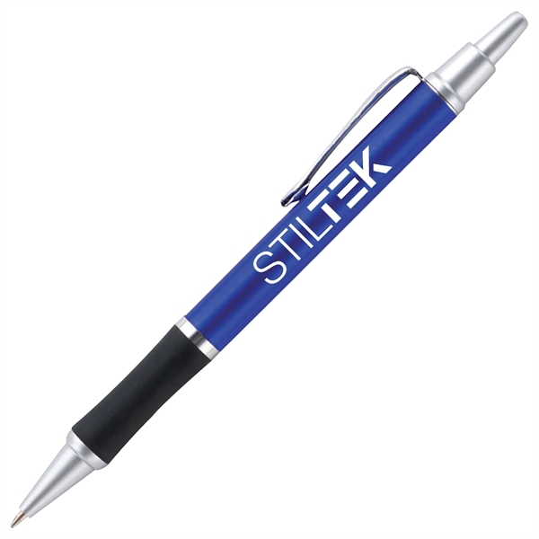 Click-action pen made of plastic with a solid color, glossy varnish,... from ASI 90859 Tempo Industries Inc / Tempoline