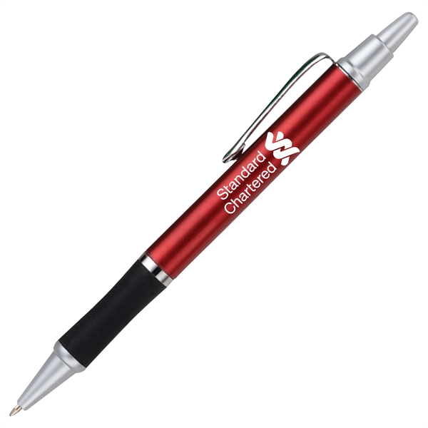 Click-action pen made of plastic with a solid color, glossy varnish,... from ASI 90859 Tempo Industries Inc / Tempoline