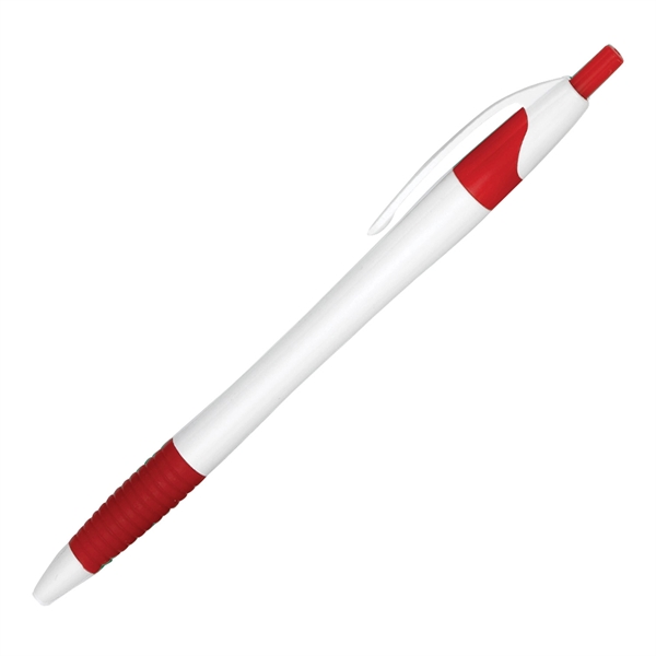 Click-action Jesse pen made of plastic with a curvaceous, hourglass shape,... from ASI 90859 Tempo Industries Inc / Tempoline
