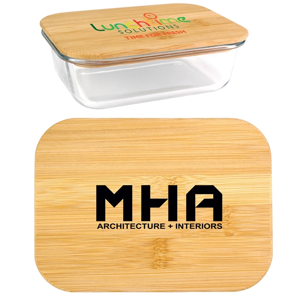 Bamboo Glass Container... from ASI 30208 A P Specialties / AP Specialties