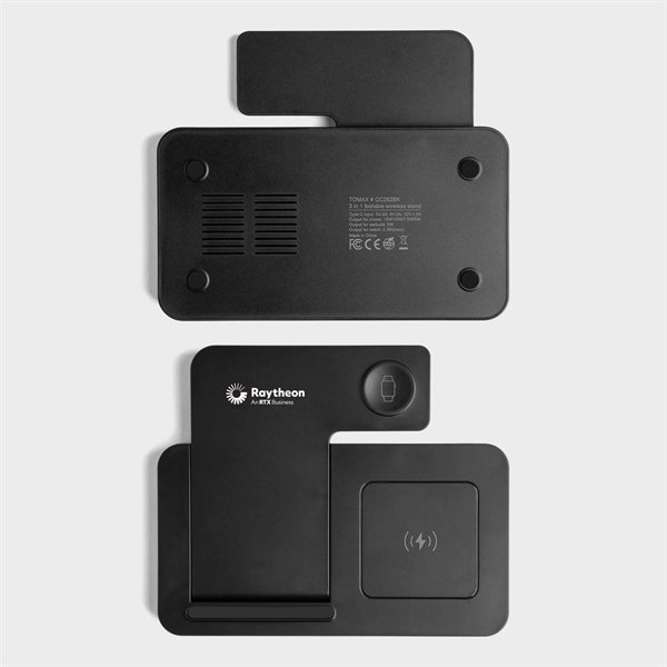 An all-in-one wireless charger and phone stand designed to accommodate all... from ASI 91435 Tomax USA / Tomax