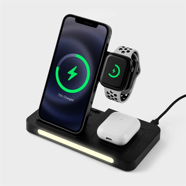 An all-in-one wireless charger and phone stand designed to accommodate all... from ASI 91435 Tomax USA / Tomax