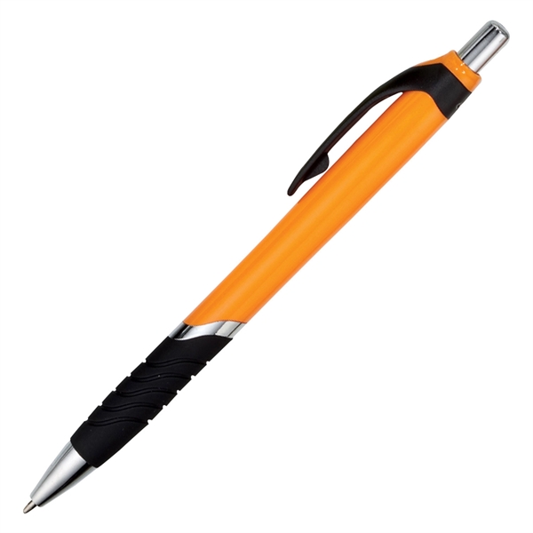 Click-action Tropics pen made of plastic in a variety of tropical... from ASI 90859 Tempo Industries Inc / Tempoline