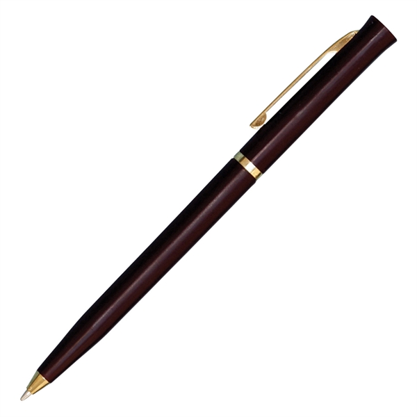 Norad twist-action pen made of plastic with gold accents for a... from ASI 90859 Tempo Industries Inc / Tempoline