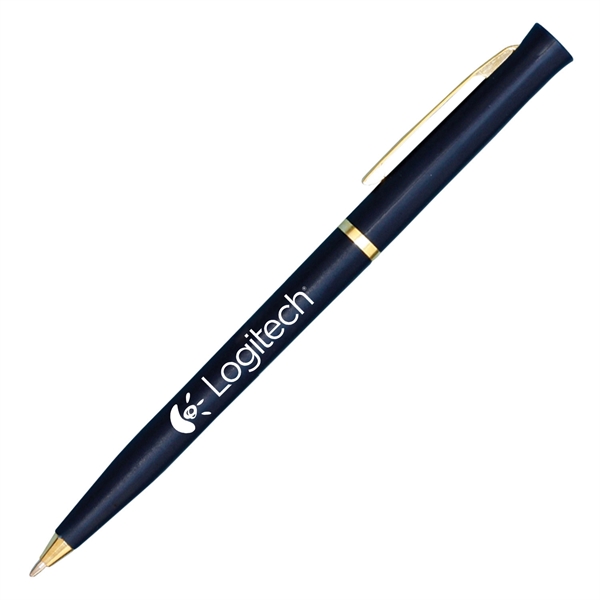 Norad twist-action pen made of plastic with gold accents for a... from ASI 90859 Tempo Industries Inc / Tempoline