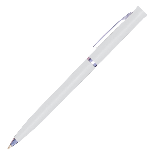 Anglo twist-action pen made of plastic with silver accents for a... from ASI 90859 Tempo Industries Inc / Tempoline