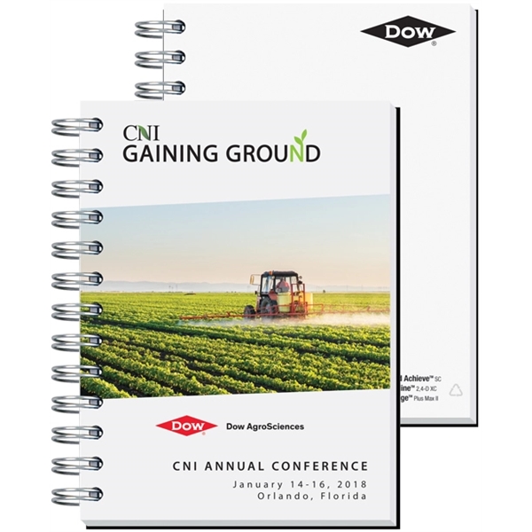 5" x 7" Full color journal with imprint on every sheet.... from ASI 50873 Drum-Line / Drum-line Inc