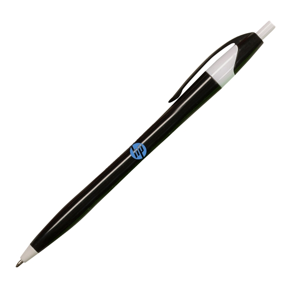 Click-action Slimmer pen made of plastic with a curvaceous, hourglass shaped... from ASI 90859 Tempo Industries Inc / Tempoline