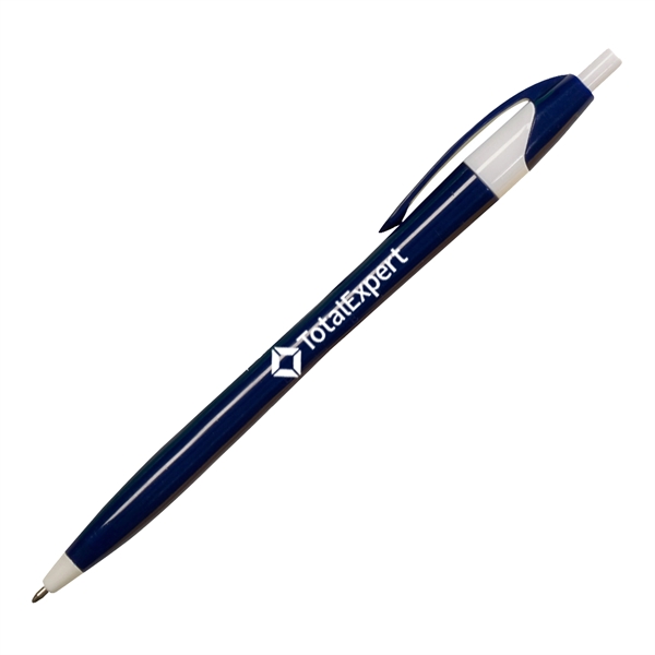 Click-action Slimmer pen made of plastic with a curvaceous, hourglass shaped... from ASI 90859 Tempo Industries Inc / Tempoline