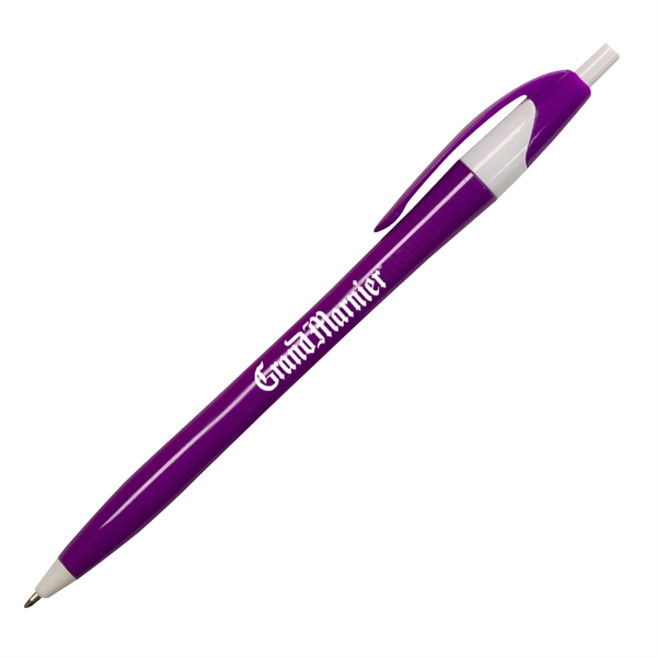 Click-action Slimmer pen made of plastic with a curvaceous, hourglass shaped... from ASI 90859 Tempo Industries Inc / Tempoline